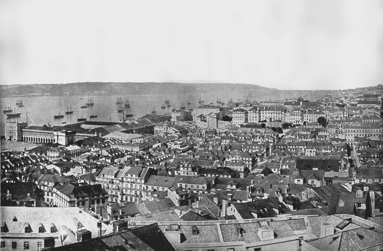 Lissabon, Portugal, 1895. av W and S Ltd