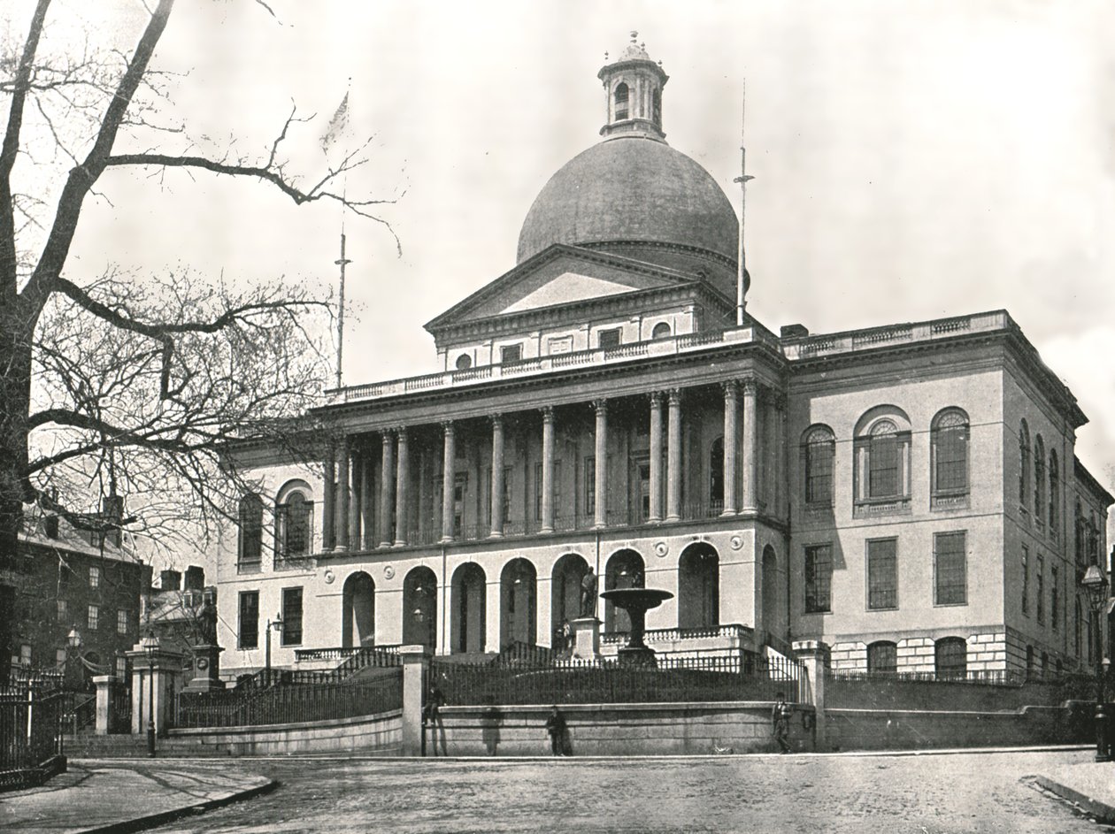Massachusetts State House, Boston, USA, 1895. av W and S Ltd