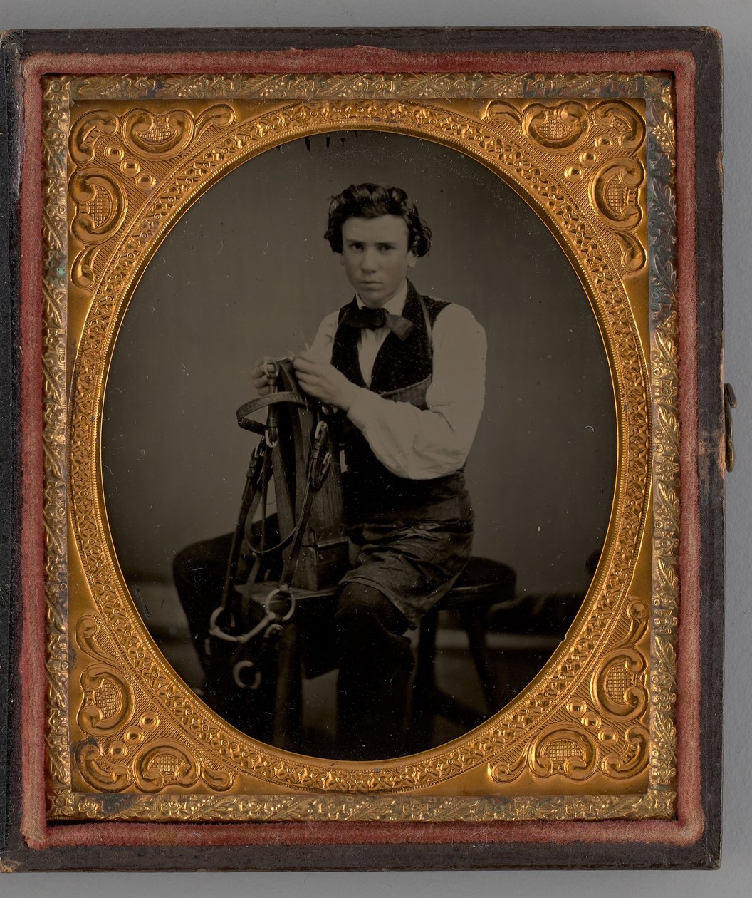 Utan titel Edward France, Selemakare, 1860. av Wade P. Canal