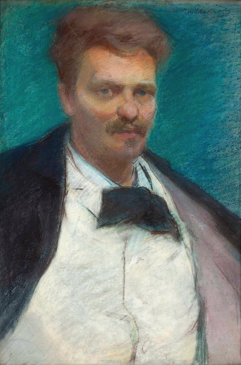 Portrait of August Strindberg. av Wadysaw Slewinski