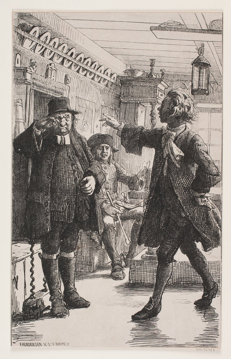 Erasmus Montanus och Per Degn av Waldemar Bøhme