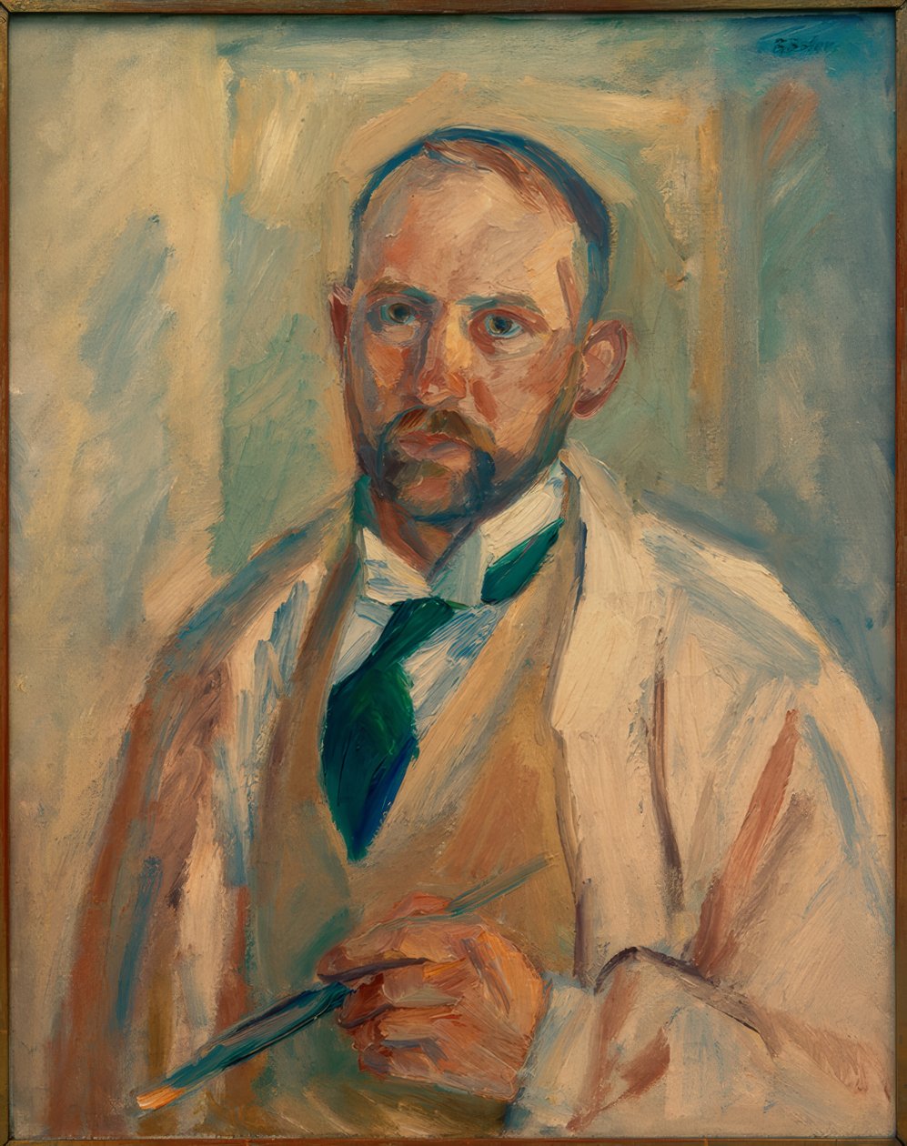 Självporträtt av Waldemar Rosler