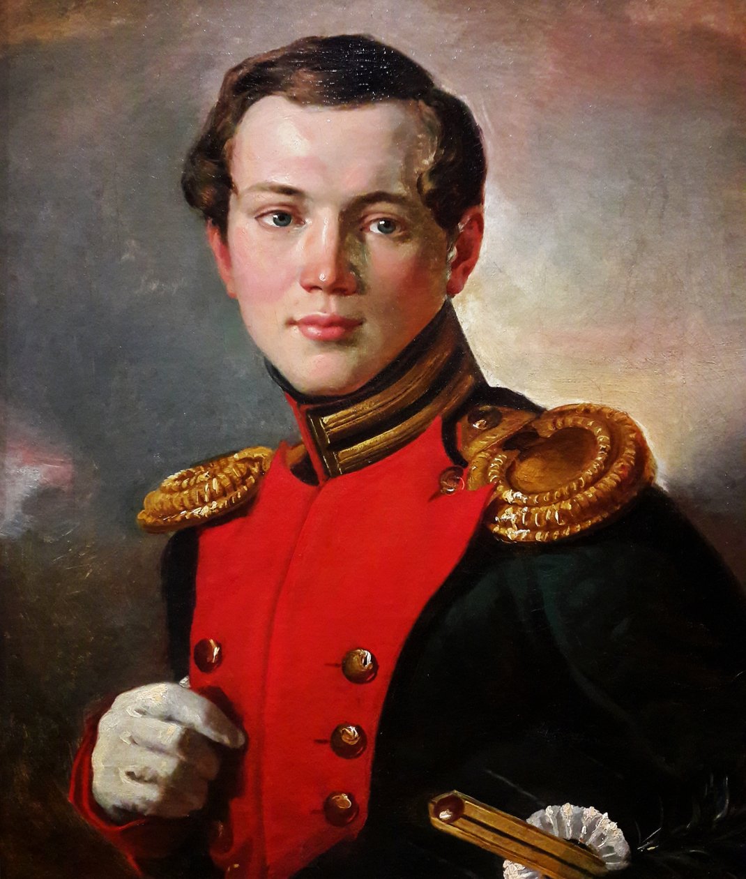 Porträtt av Stanisław Chomiński (1804-1886) av Walenty Wankowicz