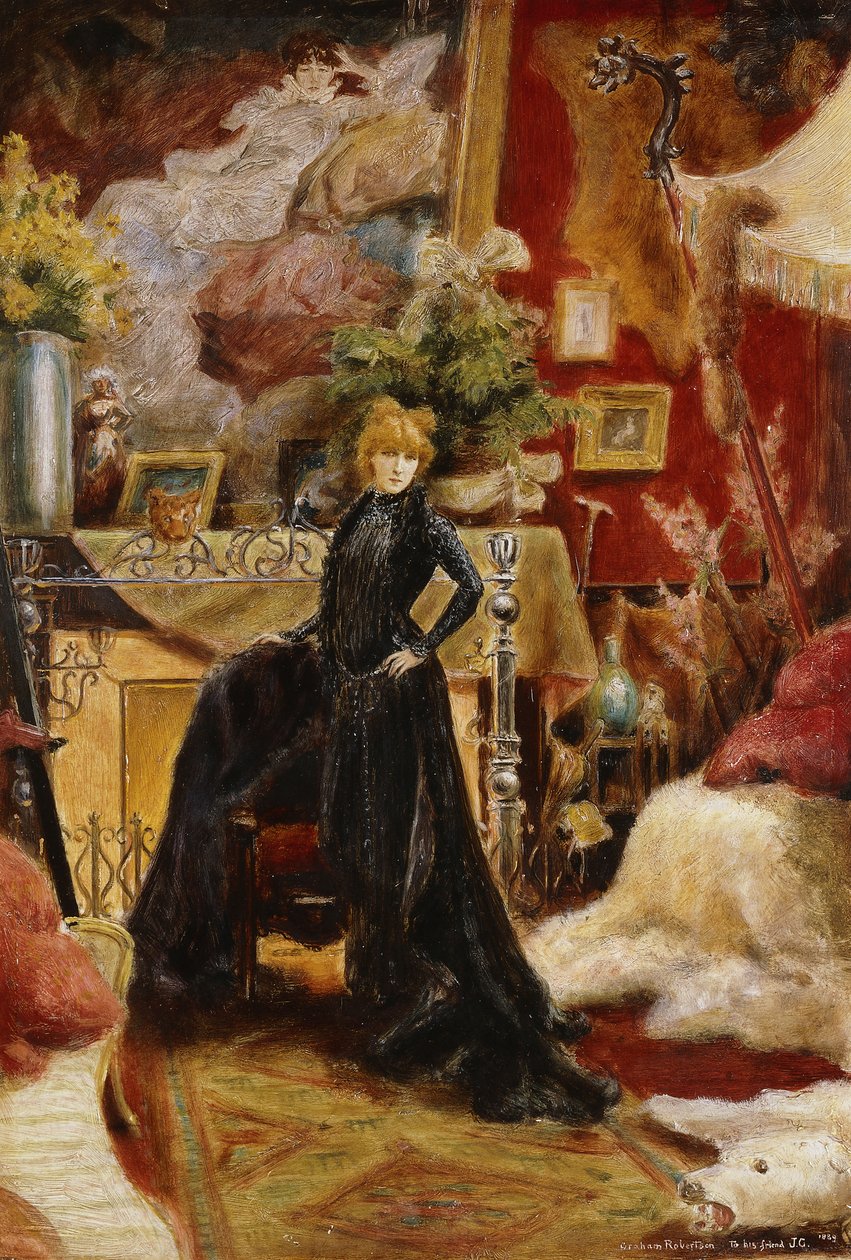 Porträtt av Sarah Bernhardt av Walford Graham Robertson