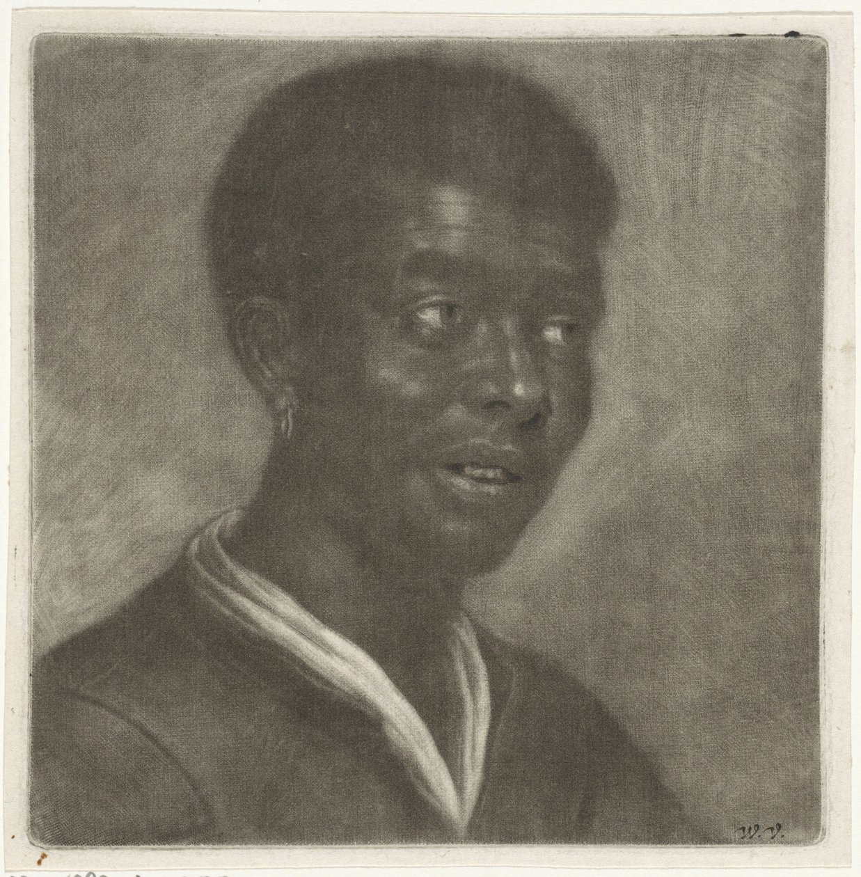 Huvud av en svart man, ca 1660-70 av Wallerant Vaillant
