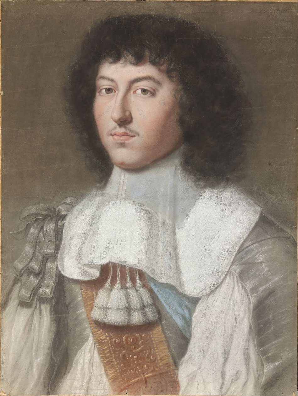 Porträtt av Ludvig XIV, kung av Frankrike 1638-1715, 1660. av Wallerant Vaillant