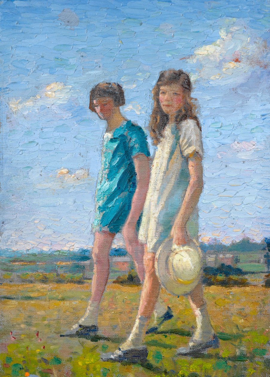 Studier för ?The Inseparables? av Walter Bonner Gash