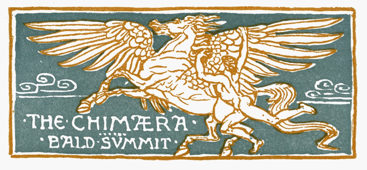 Bellerophon och Pegasus av Walter Crane