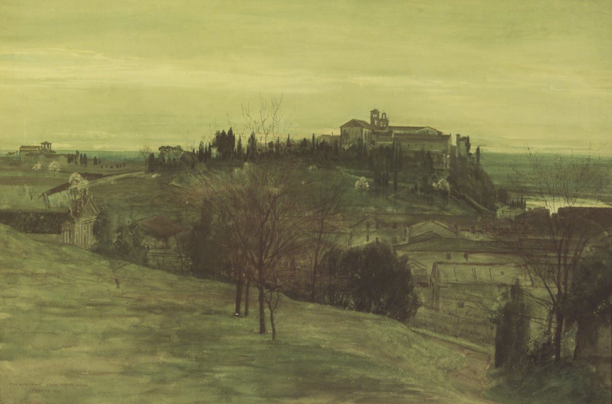 The Aventine from the Palatine av Walter Crane
