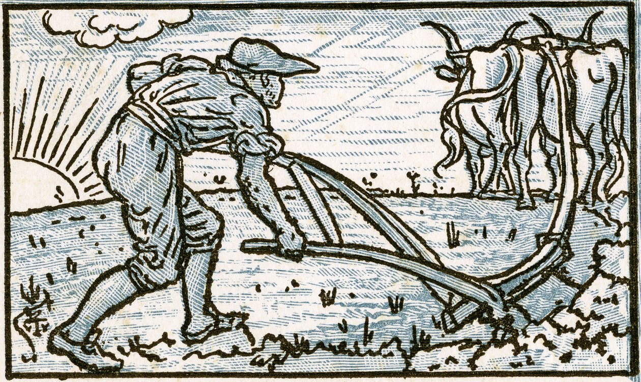 The Ploughman, sångillustration för 