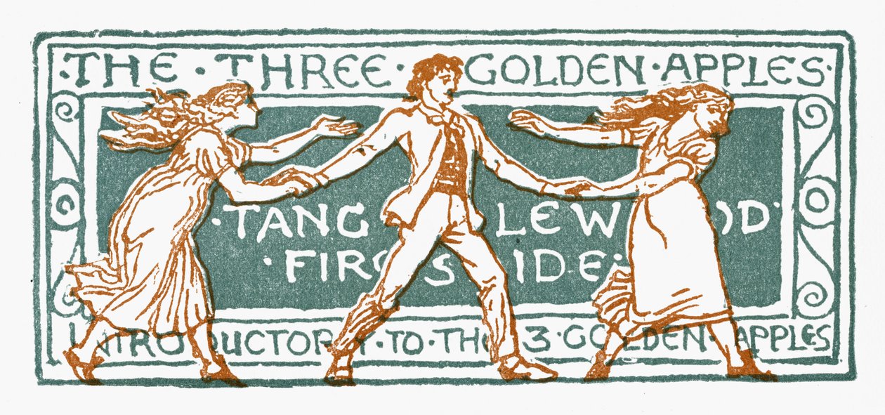 De tre gyllene äpplena av Walter Crane