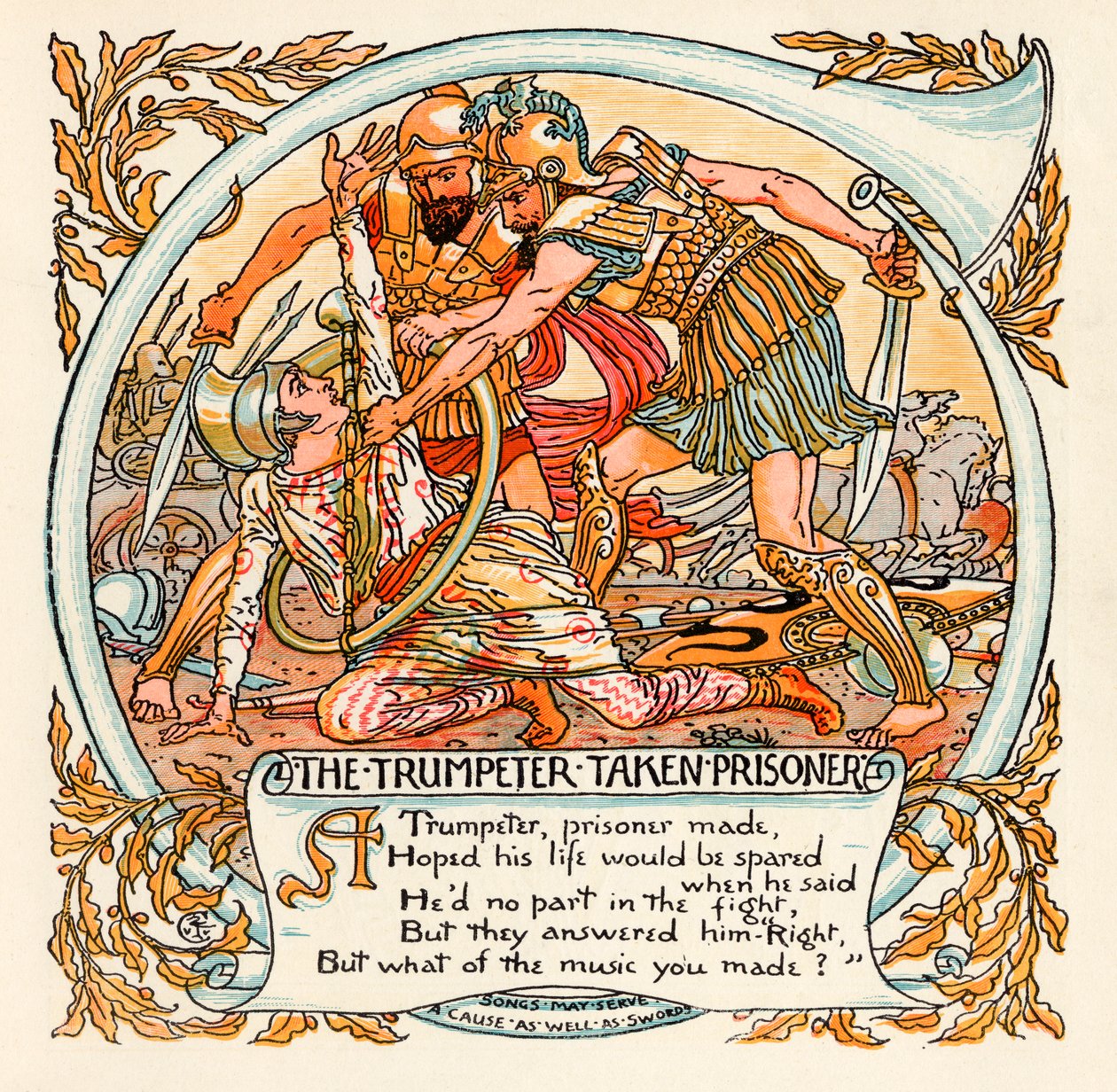 The Trumpeter taken Prisoner, illustration från 