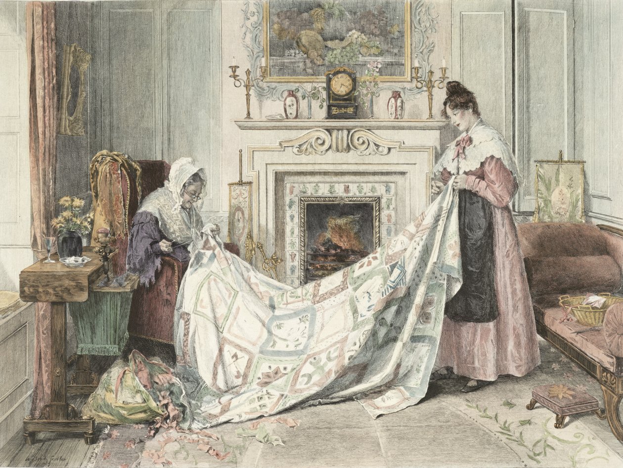 Nästan klar, publicerad 1898 (akvatint) av Walter Dendy Sadler