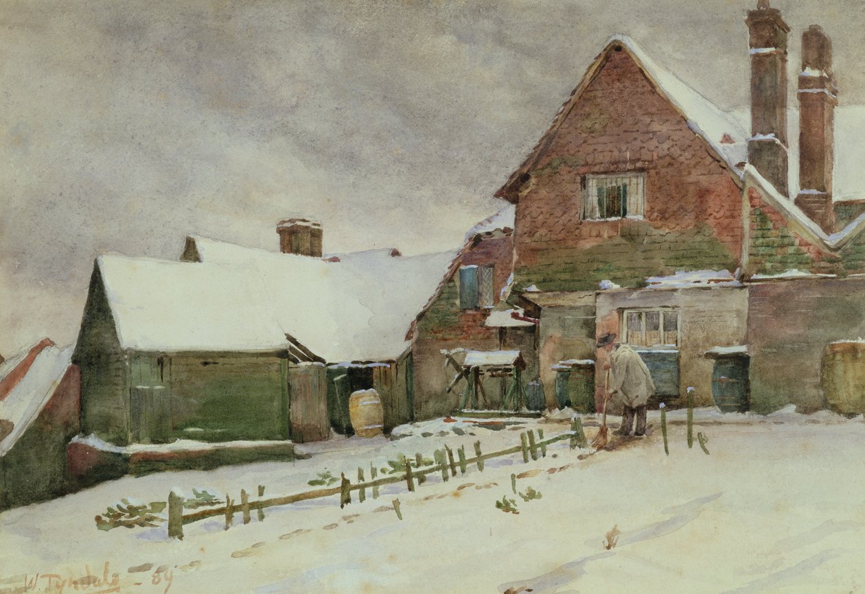 Snö, 1898 av Walter Frederick Roofe Tyndale