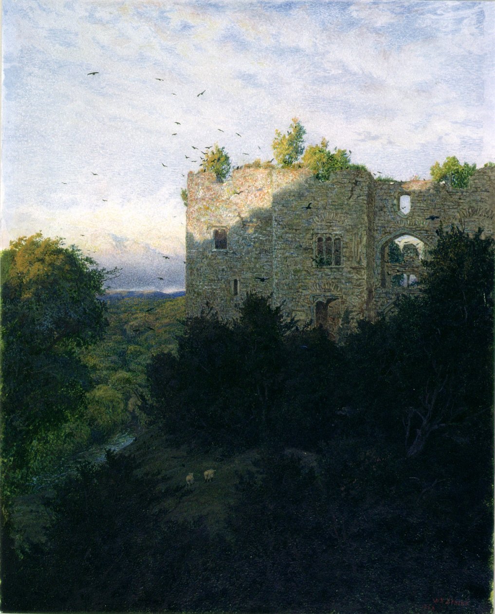 Det sista ljuset, 1866 av Walter Fryer Stocks