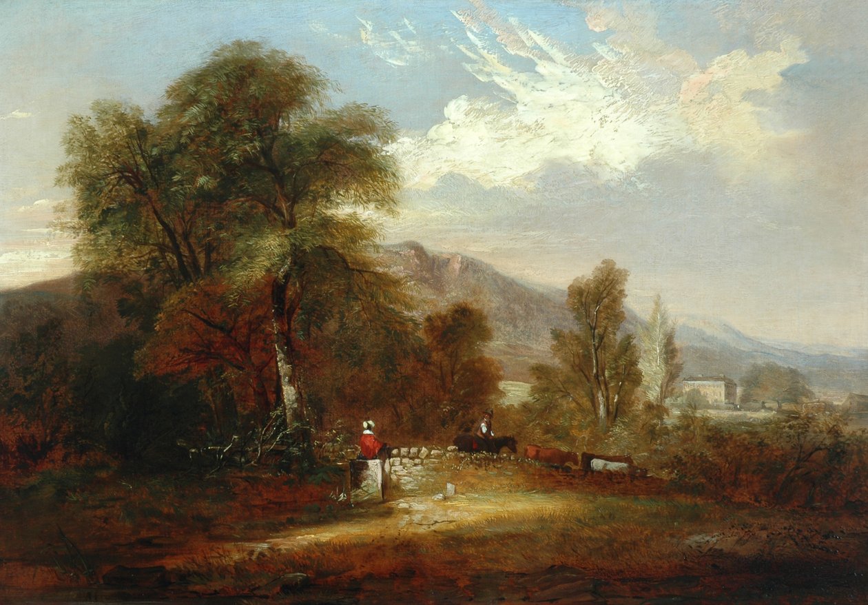 Shibden Valley, Med Scout Hall av Walter Heath