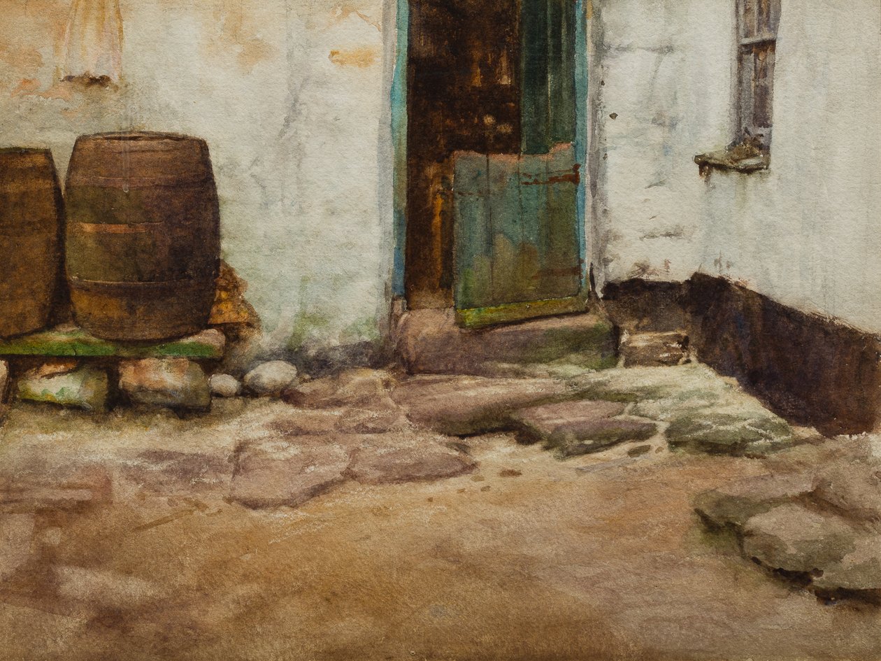 Gården (wc på papper) av Walter Langley