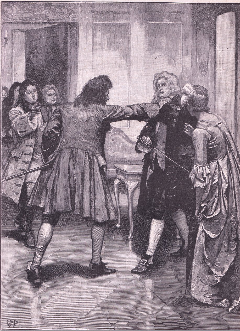 Walpoles gräl med Townsend AD 1729 av Walter Paget