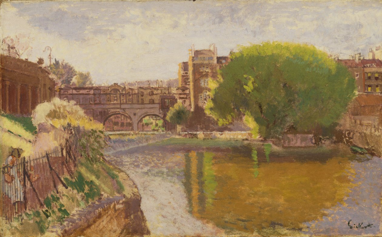 Pulteney Bridge, Bath, ca 1916-17 av Walter Richard Sickert