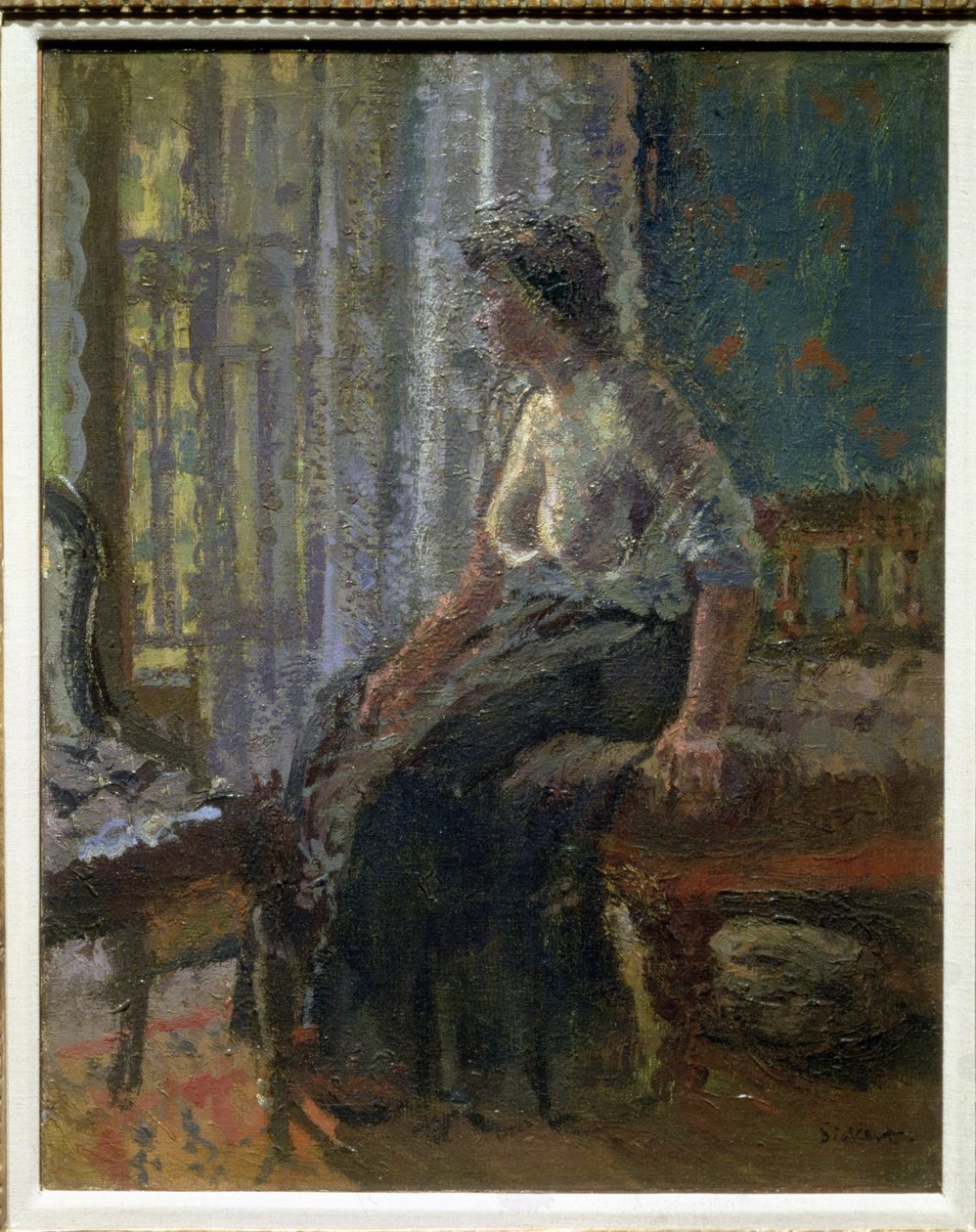 Sittande kvinna, Granby Street, ca 1909 av Walter Richard Sickert