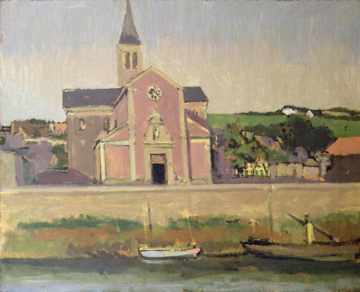 Pollets kyrka, Dieppe, ca 1900 av Walter Richard Sickert
