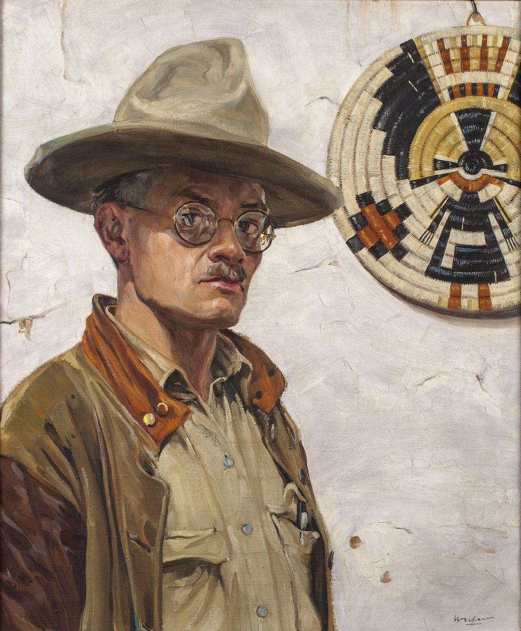 Självporträtt av Walter Ufer