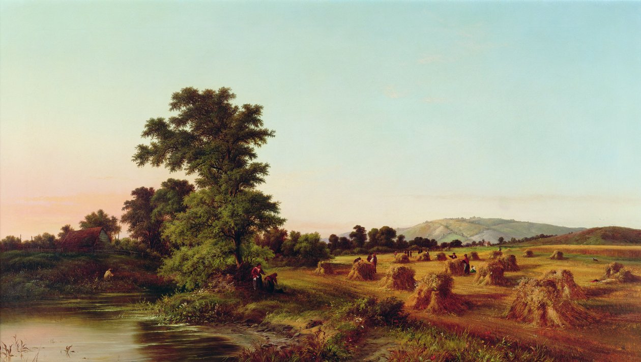 A Surrey Cornfield, 1865 av Walter Williams