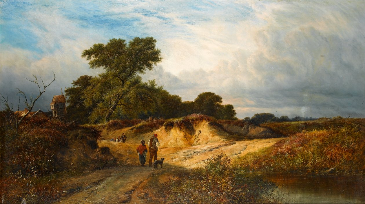 Sandgropar nära Reigate, Surrey, 1869 av Walter Williams