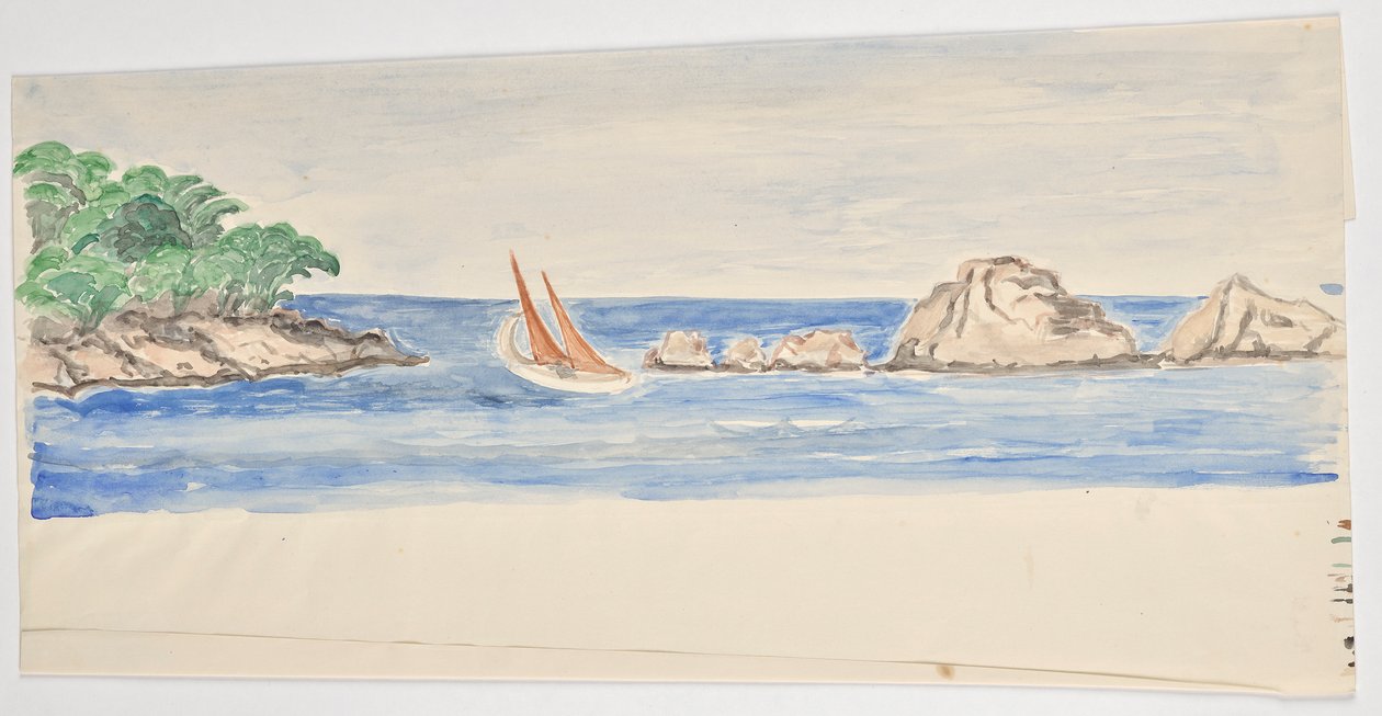 kusten i Florida (?) av Walter Barwig