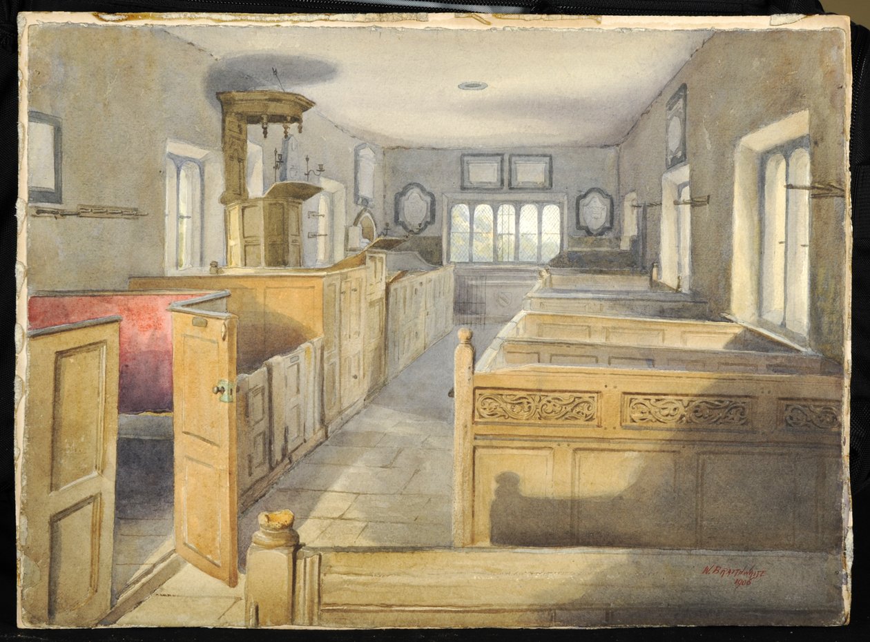 Bramhopes puritanska kapell av Walter Braithwaite
