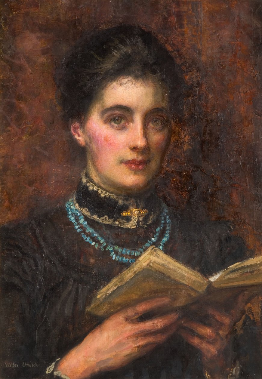 Porträtt av konstnärens fru, 1895-1910. av Walter Chamberlain Urwick