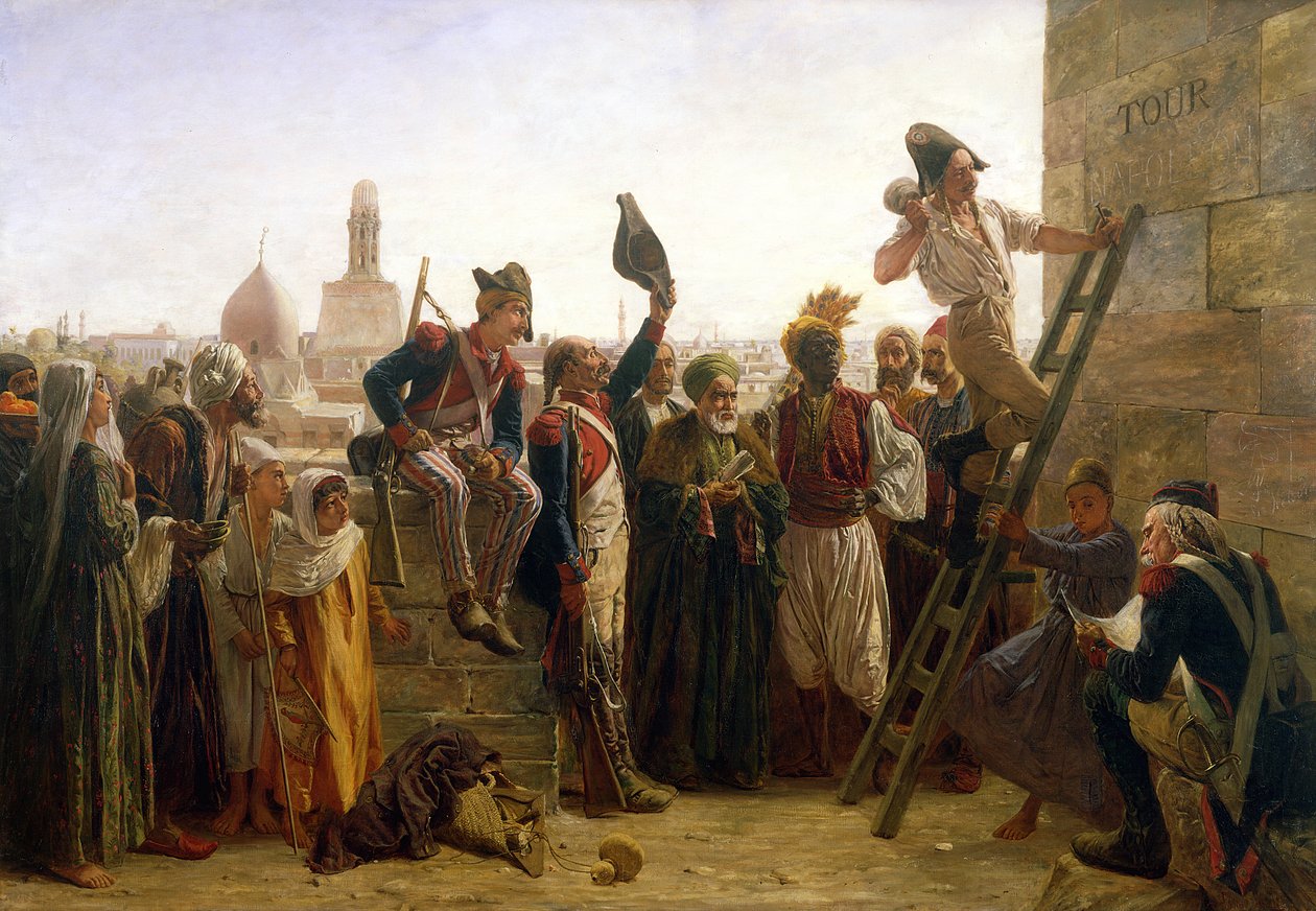 Fransmännen i Kairo 1800, 1884 av Walter Charles Horsley