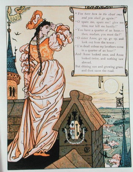 Anne ser från tornet, illustration för 