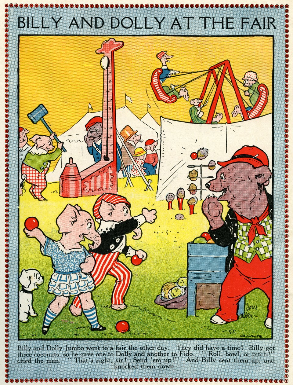 Billy och Dolly på mässan av Walter Crane