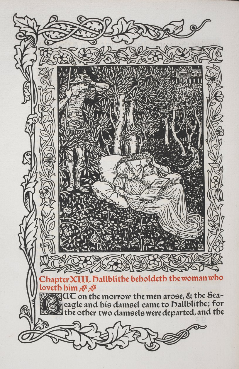 Kapitel XIII. Hallblithe ser kvinnan som älskar honom. av Walter Crane