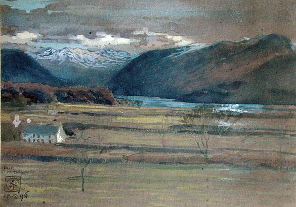 Derwent Water, från Crosthwaite av Walter Crane