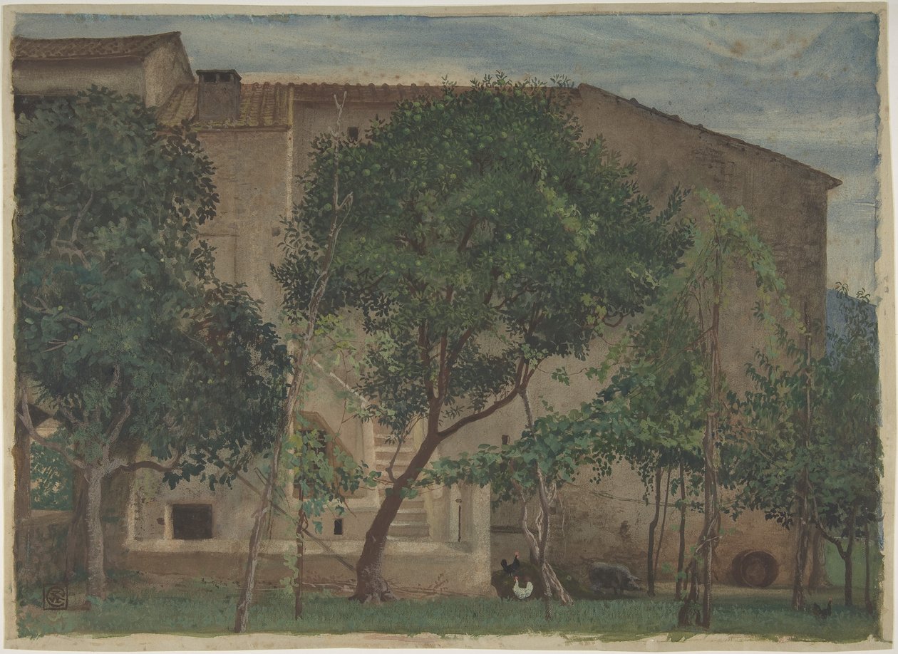 Italiensk bondgård av Walter Crane