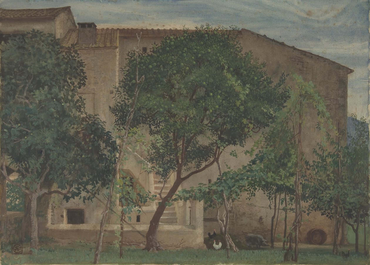 Italiensk bondgård, 1871-3. av Walter Crane