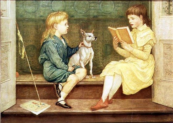 Lionel och Beatrice Crane av Walter Crane