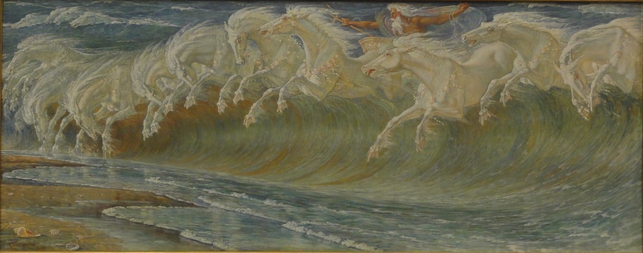 Neptunus hästar av Walter Crane