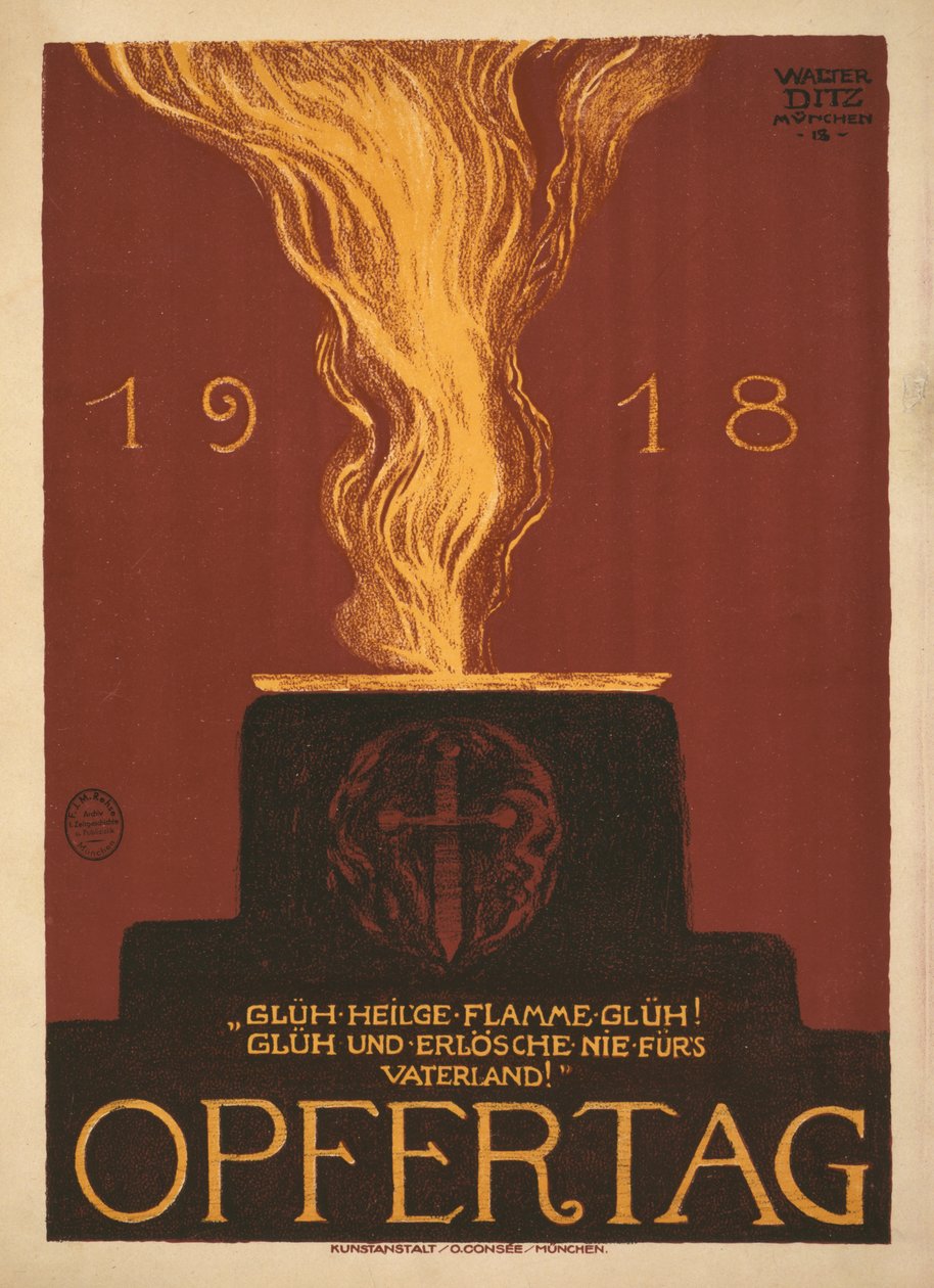 1918 Opfertags offerdag, 1918. av Walter Ditz