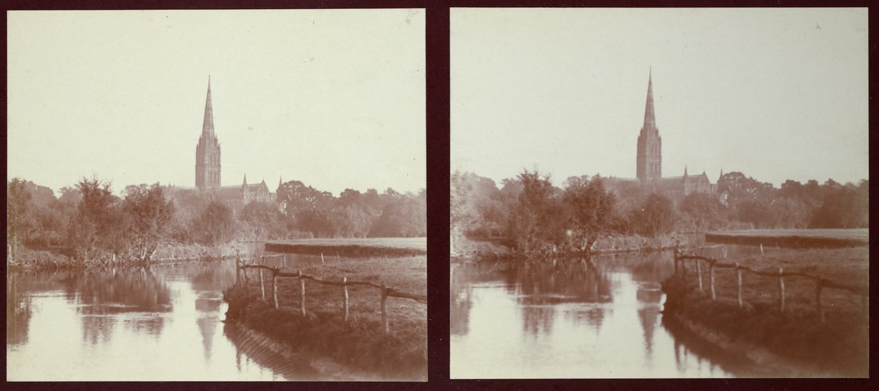 Salisbury Cathedral, Salisbury, Wiltshire, Wiltshire, 1913. av Walter Edward Zehetmayr