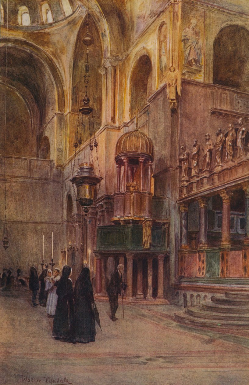 Markus interiör, c1900 1913 av Walter Frederick Roofe Tyndale