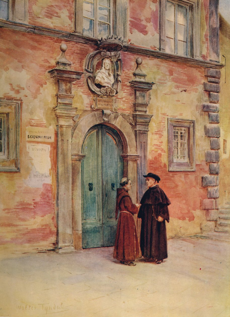 Palazzo Negroni, Montepulciano, c1900 1913 av Walter Frederick Roofe Tyndale