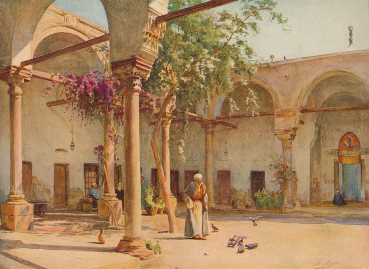 Persiska almhus, c1905, 1912 av Walter Frederick Roofe Tyndale