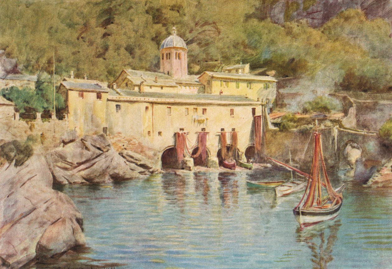 S. Fruttuoso, c1910, 1912 av Walter Frederick Roofe Tyndale