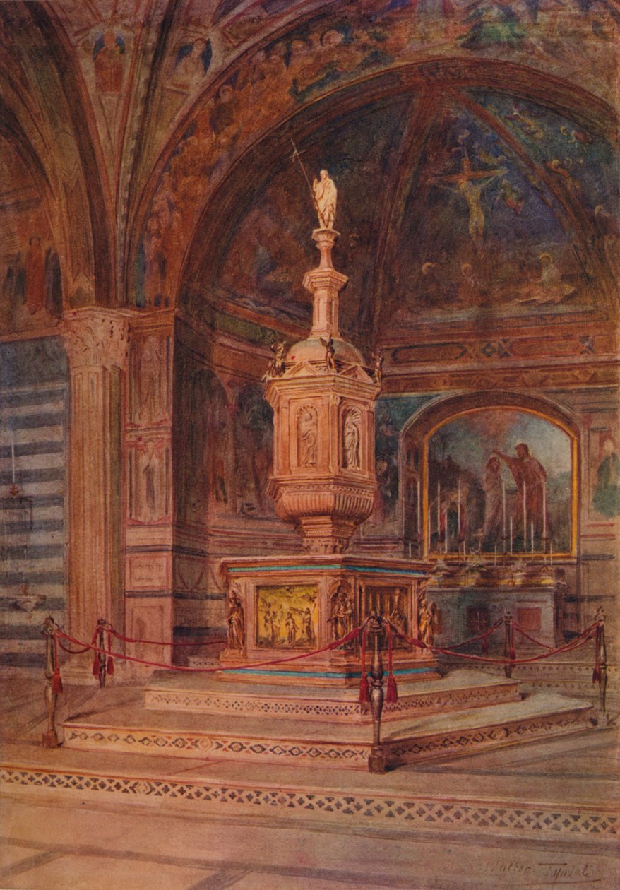 Baptisteriet i S. Giovanni, c1900 1913 av Walter Frederick Roofe Tyndale