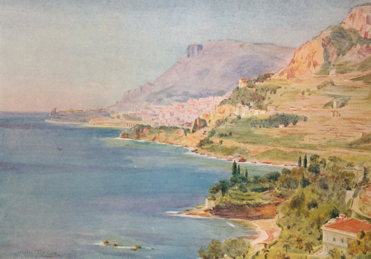 Furstendömet Monaco, c1910, 1912 av Walter Frederick Roofe Tyndale