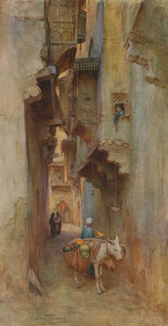 Vattenmelonsäljare, c1905, 1912 av Walter Frederick Roofe Tyndale