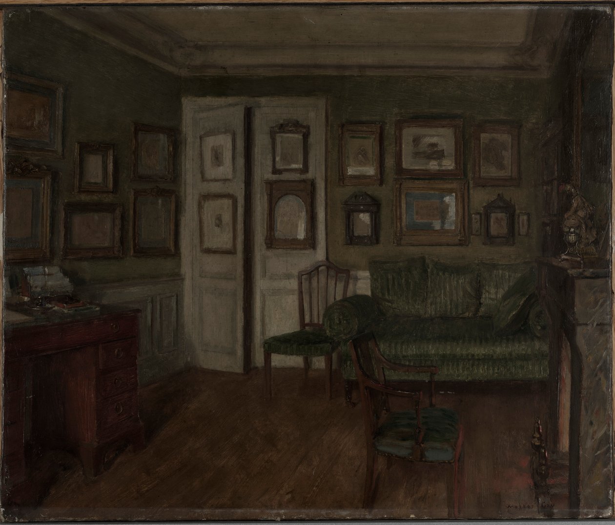 En interiör av Walter Gay